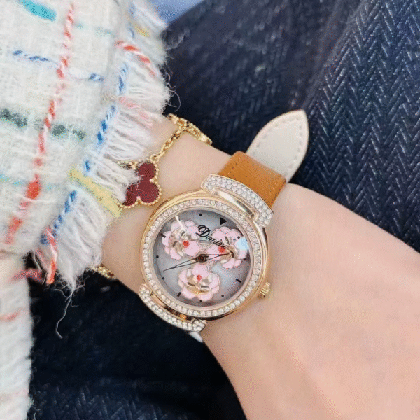 DINIMI Ellie | Peach Blossom Elegance Watch